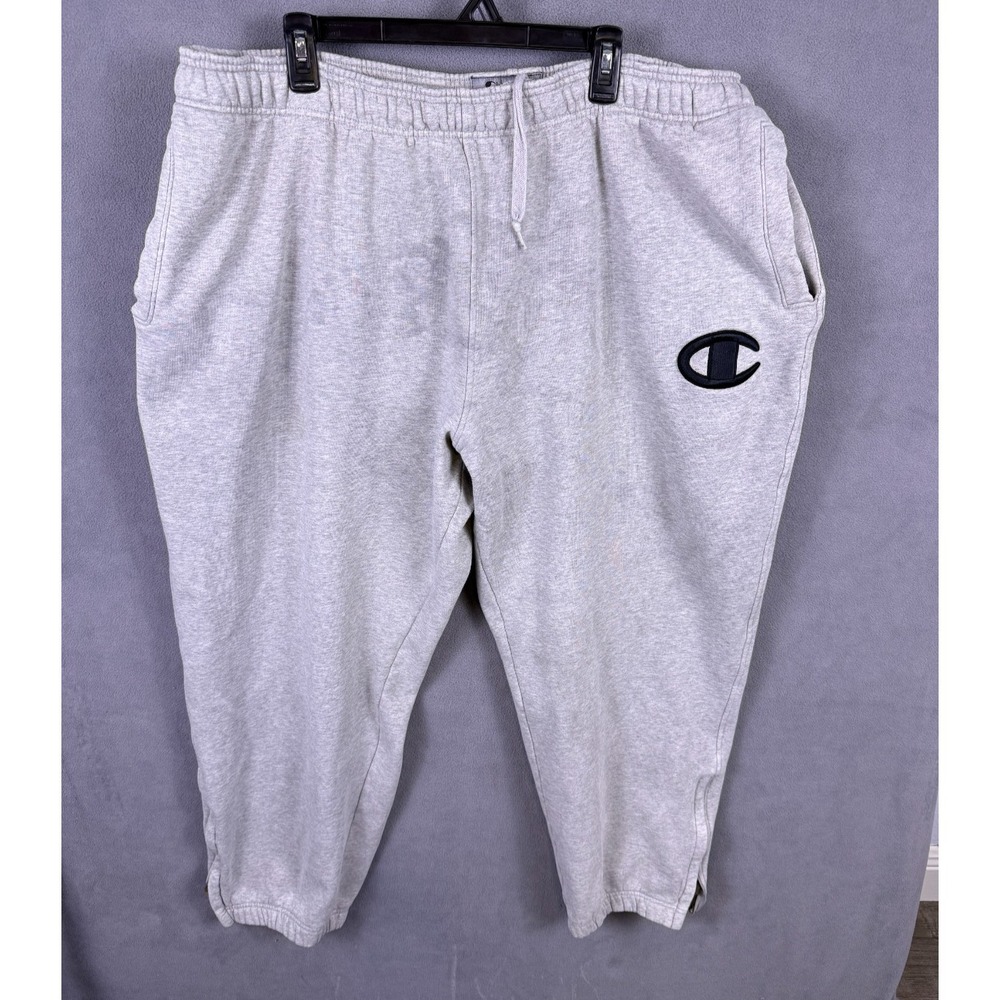 Vintage 90s Y2K Champion Reverse Weave Sweatpants 3XL Gray Joggers Old Tag